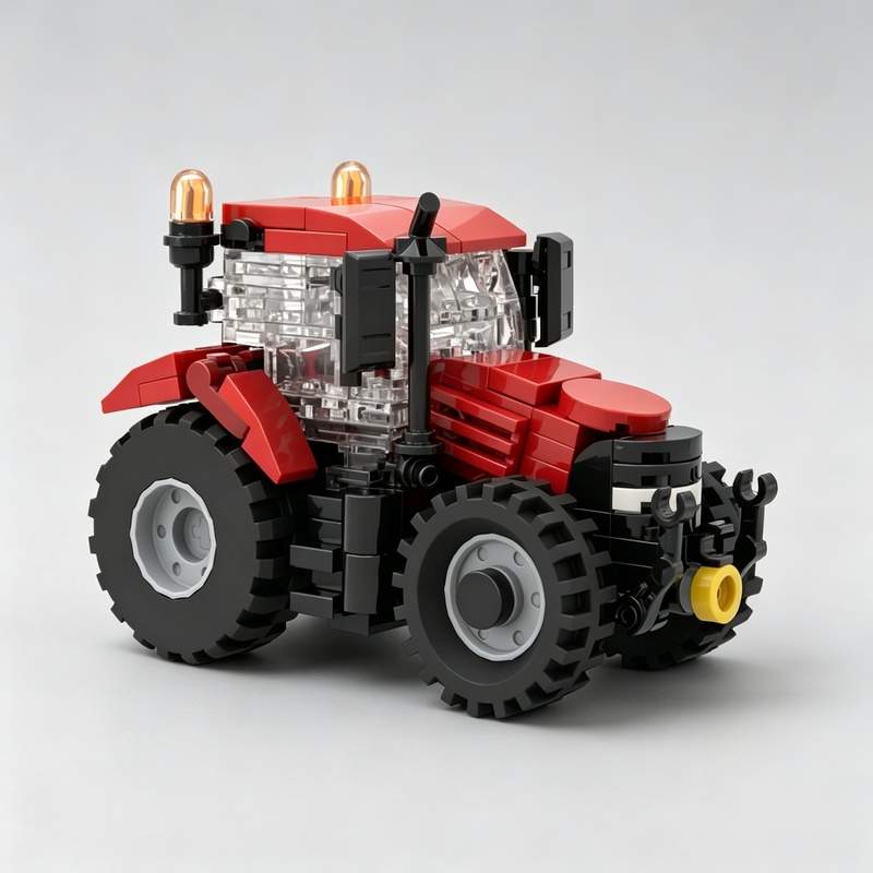 186PCS Farm Tractor MOC Buildi - Agriculture Farming Education review and price