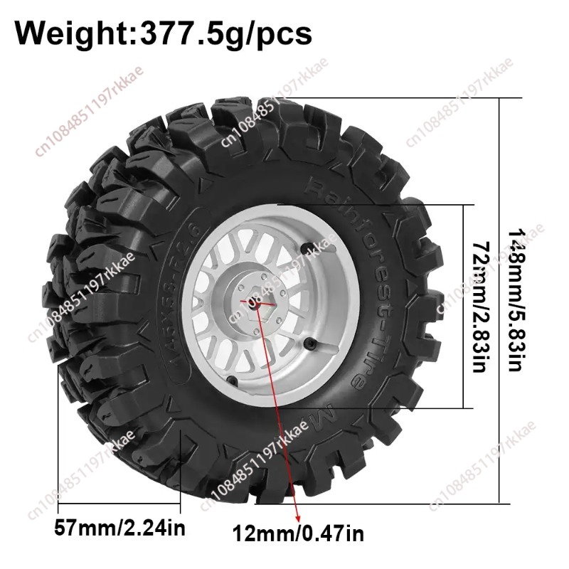 Front Wheel Rubber 2PCS Tire T - Agriculture Farming Hub review and price