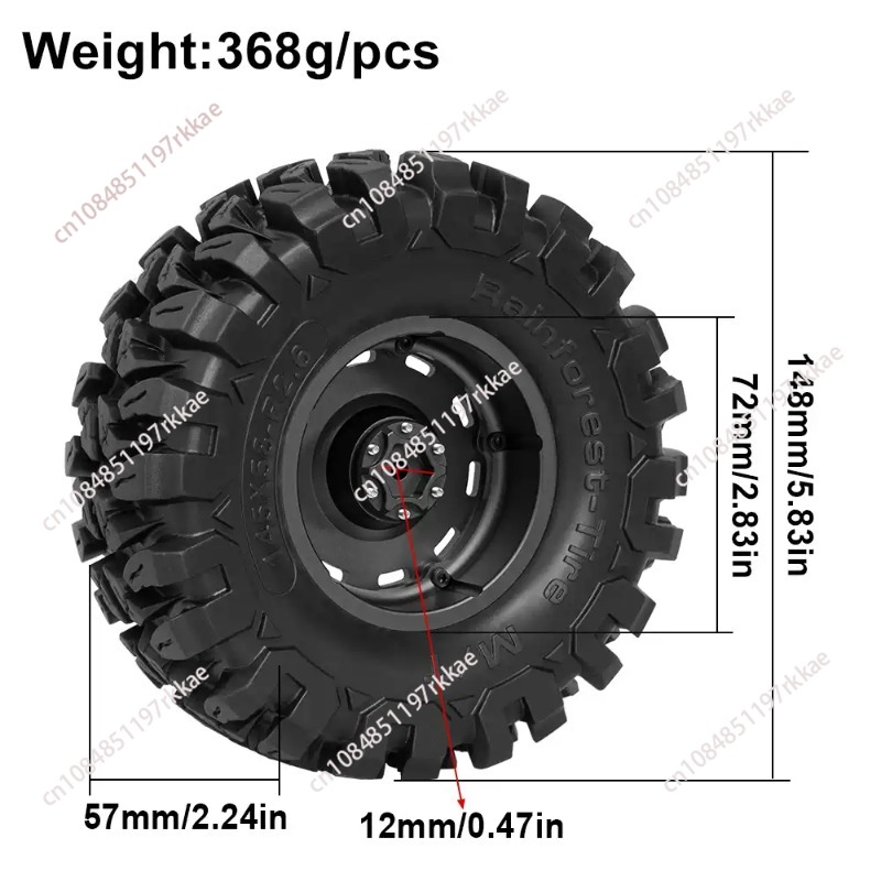 Front Wheel Rubber 2PCS Tire T - Agriculture Farming Hub review and price